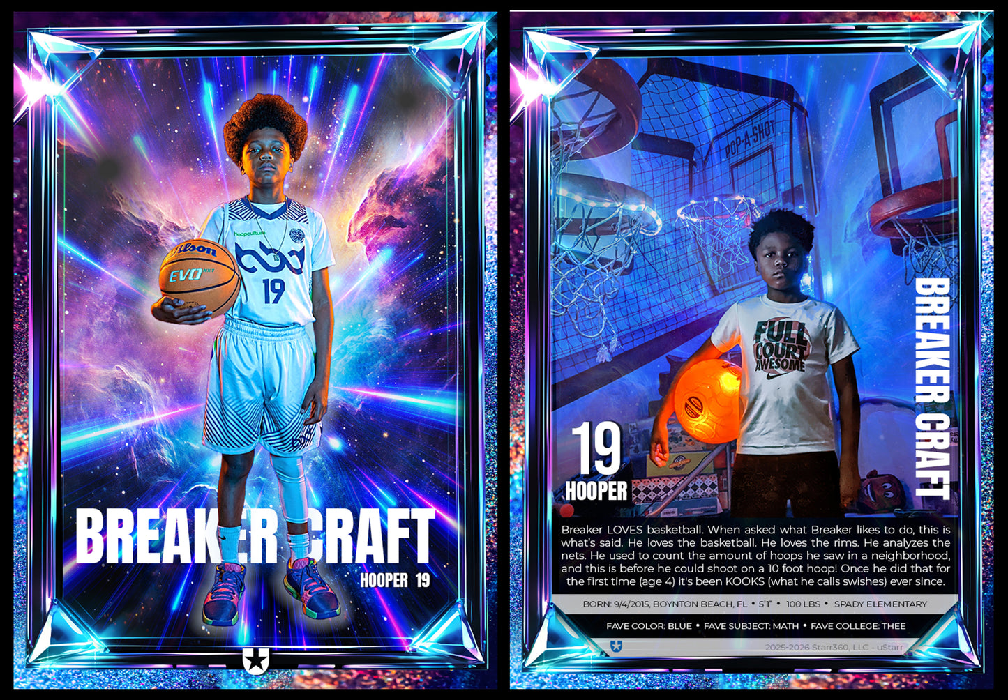 Player Card - Breaker Craft - Basketball